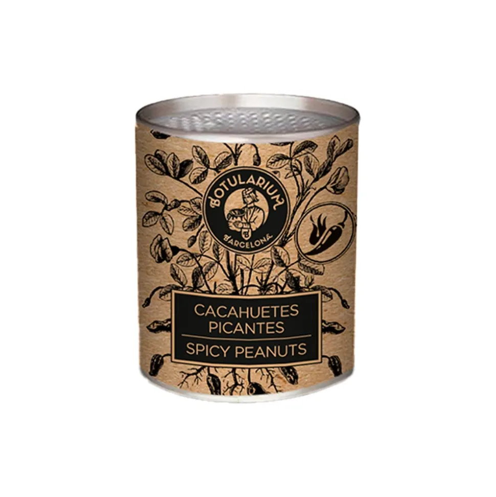 Cacahuete picante Botularium - Pack de 10 latitas minibar