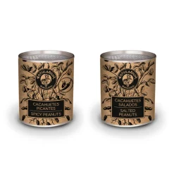 New Botularium Cacahuetes picantes y Cacahuetes salados (Pack con 5 latitas minibar de cada)