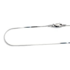 New Cadena De Plata Rodiada 4L 020 - 40 Cm.