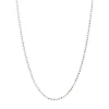 Cadena Diamantada De Plata De Ley 40 Cm.