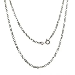 Cadena Rolo De Plata De Ley 60 Cm. 035
