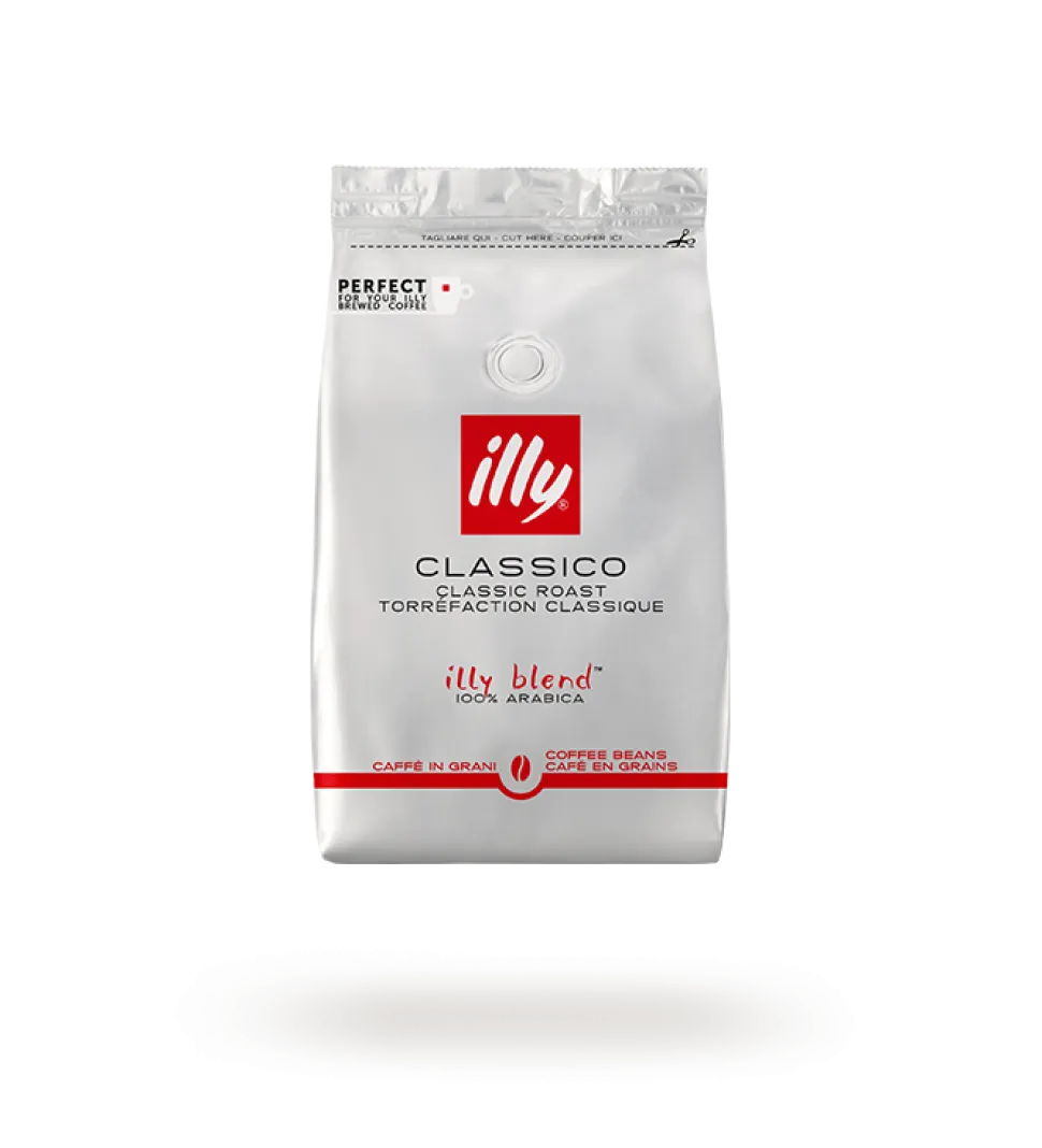 Café en grano de tueste Classico. Paquete de 500 g