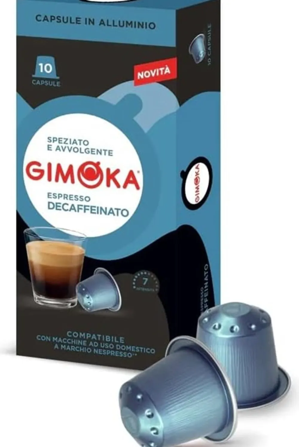Online Gimoka Café Espresso Descafeinado 10 Cápsulas