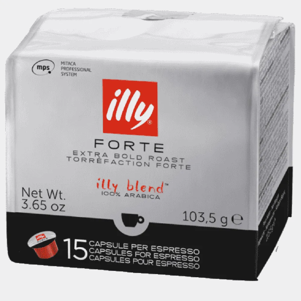Hot Illy Café MPS Forte 15 Cápsulas