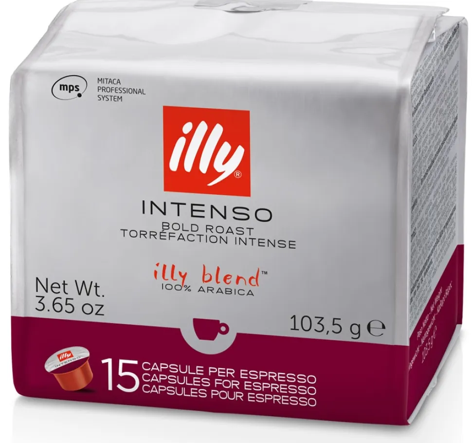 Café Illy MPS Intenso 15 cápsulas