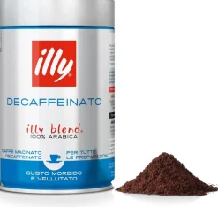 Outlet Illy Café Molido Descafeinado Blend 100% Arábica 250 g