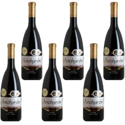 Caja de 6 botellas de vino tinto reserva de 75 cl