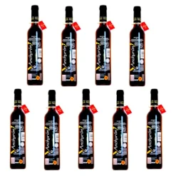 Caja de 9 botellas de vino tinto dulce de 50 cl