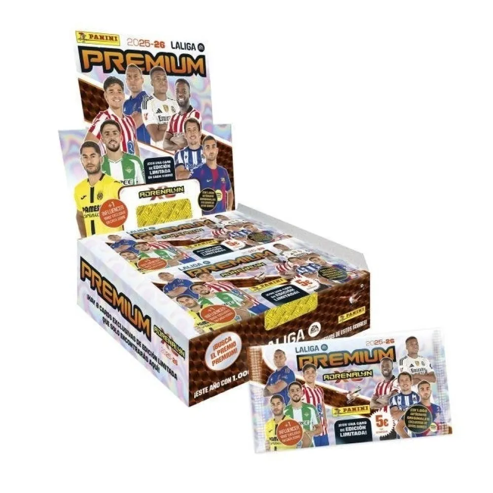 Clearance PANINI Caja de 20 sobres Premium Adrenalyn XL LaLiga EA Sports 2025 26 Colección