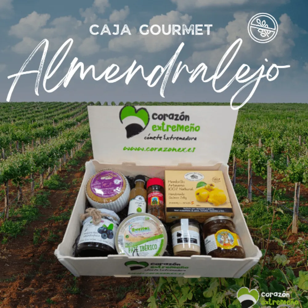 Corazón Extremeño Caja Regalo Gourmet Almendralejo Sin Gluten