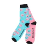 Best Calcetines solidarios de Unoentrecienmil | Azul y rosa