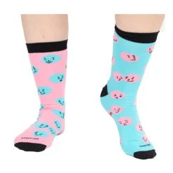 Best Calcetines solidarios de Unoentrecienmil | Azul y rosa