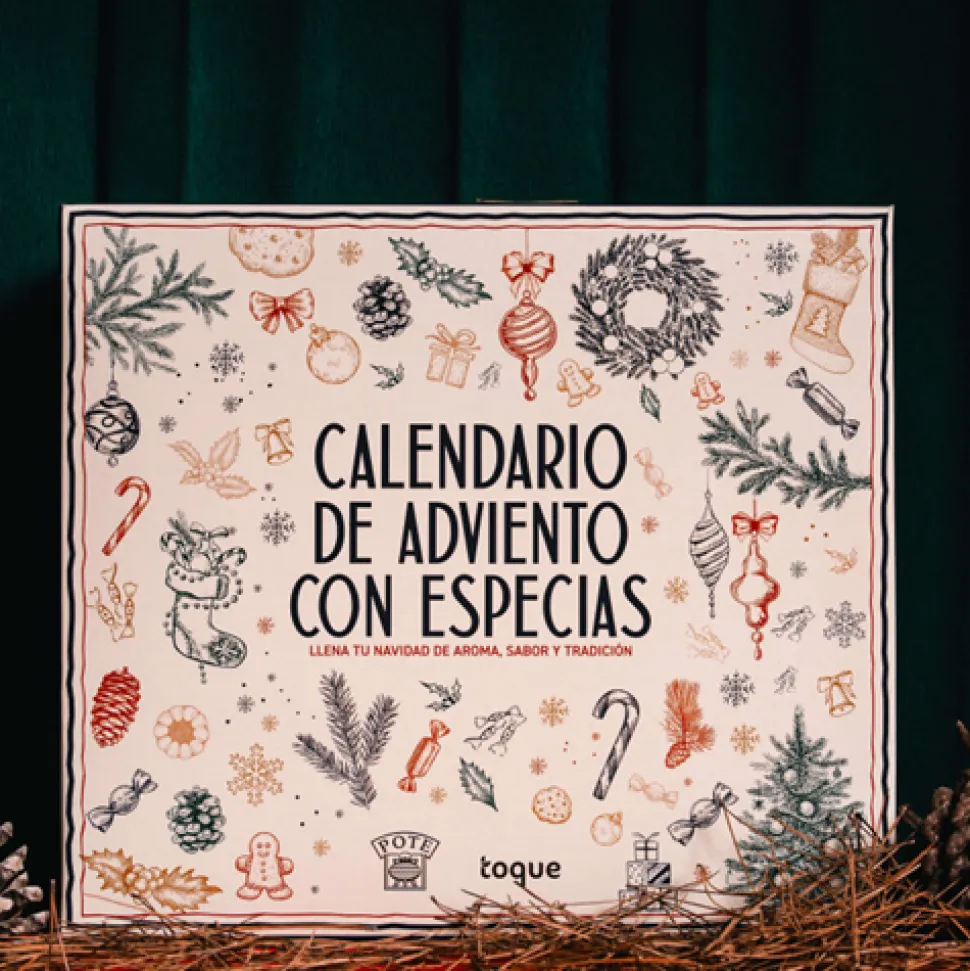 Calendario de adviento con especias