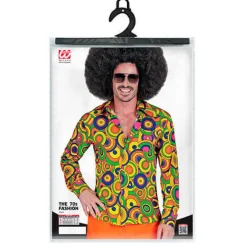 New Disfraces Lucero Camisa The 70s Groovy Style Discos