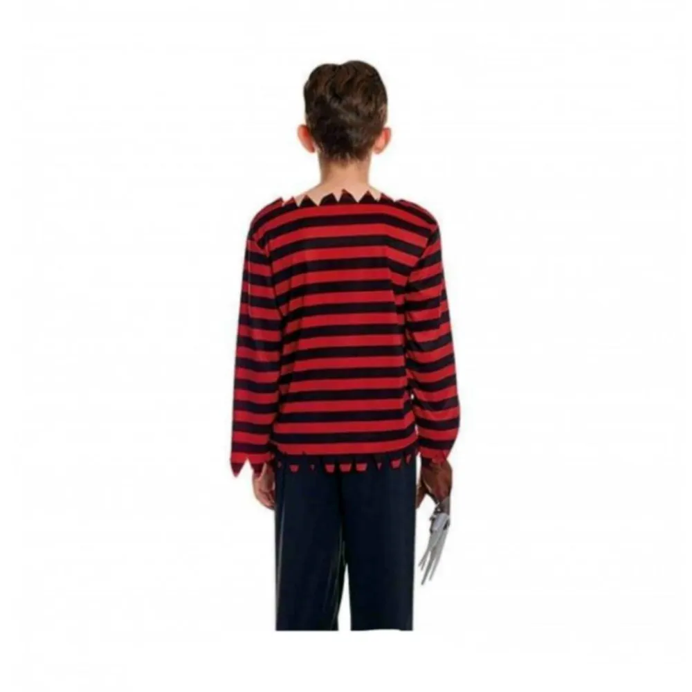 Best Kebedo Moda Camiseta Freddy Krueger Garras y Sombrero Niños - Disfraz de Miedo Infantil
