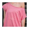 Camiseta oversize mujer "Nutrition" Uttopy - Acción contra el hambre