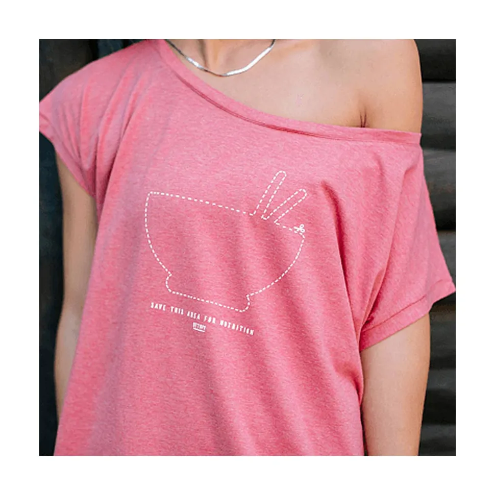 Camiseta oversize mujer "Nutrition" Uttopy - Acción contra el hambre