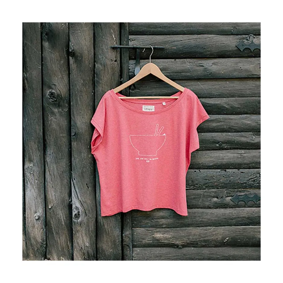 Camiseta oversize mujer "Nutrition" Uttopy - Acción contra el hambre