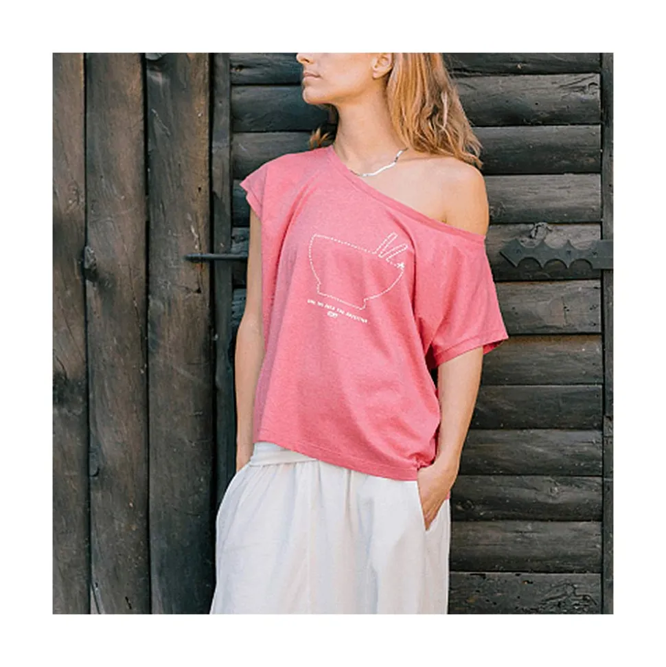 Camiseta oversize mujer "Nutrition" Uttopy - Acción contra el hambre