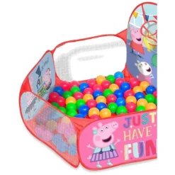 Canasta y Piscina de bolas de Peppa Pig