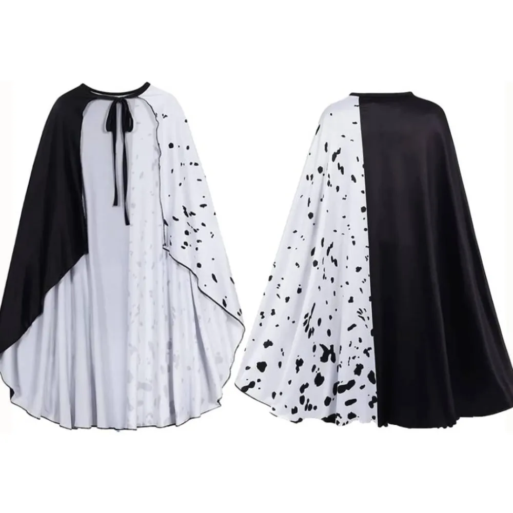 New Kebedo Moda Capa Cruella de Vil para Disfraz