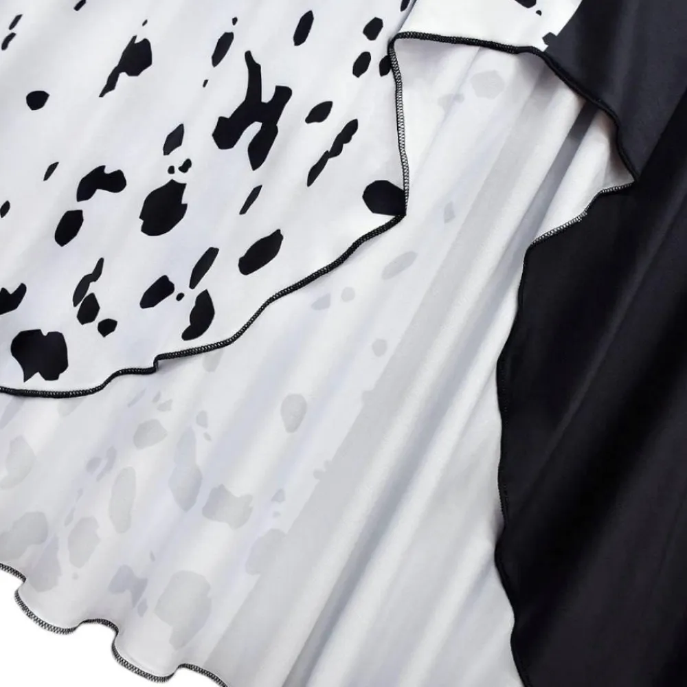 New Kebedo Moda Capa Cruella de Vil para Disfraz