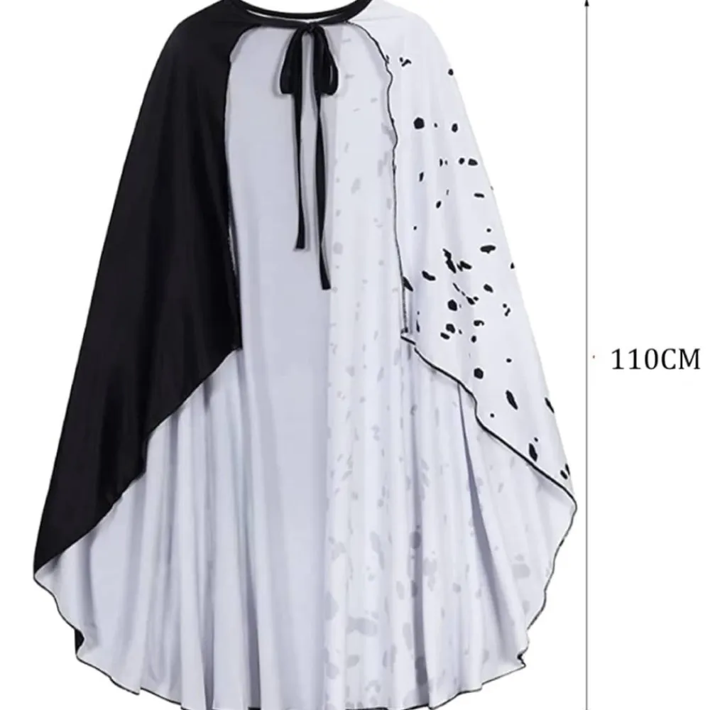 New Kebedo Moda Capa Cruella de Vil para Disfraz