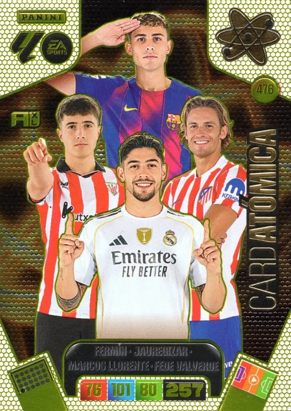 Outlet Panini España Card Atómica #476 2025-26 Cromo Panini Adrenalyn XL La Liga 25/26