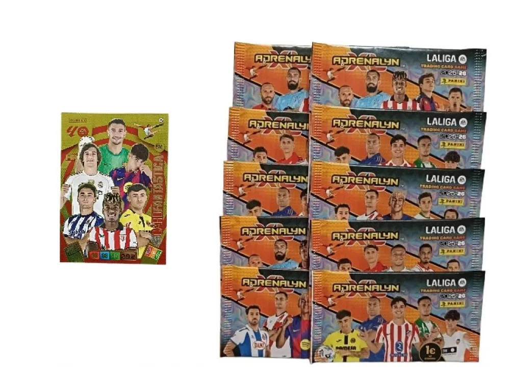 Outlet PANINI Card Fantástica + 10 sobres normales Adrenalyn Actualización XL 2025 2026