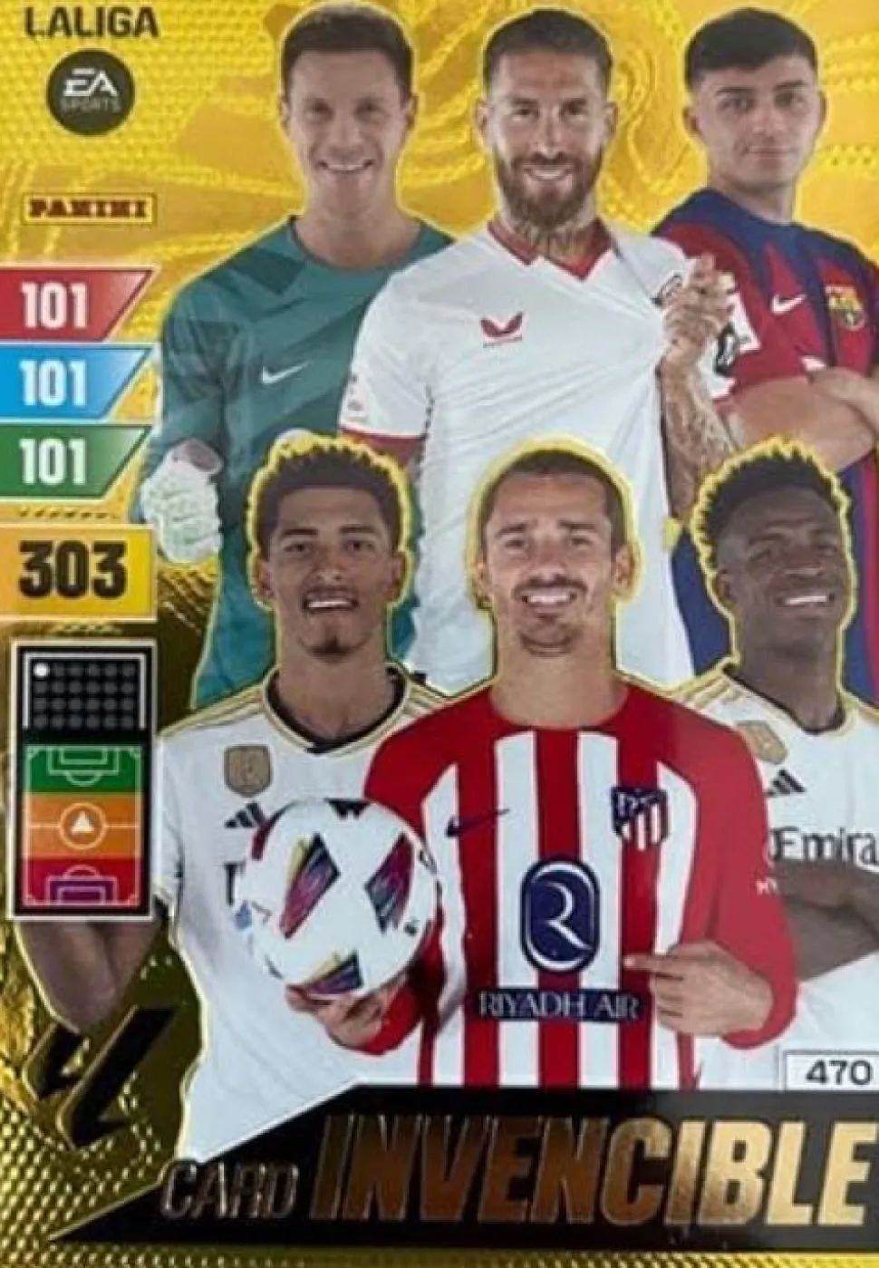 CARD INVECIBLE Balón de Oro Adrenalyn XL 2023 2024