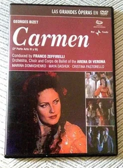 Carmen: 2 parte Acto III y IV: Grandes óperas en DVD. (Zeffirelli) [dvd]