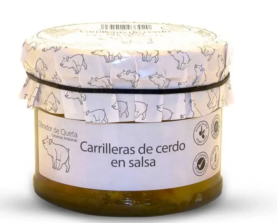 Carrilleras de cerdo al vino blanco - 8 unidades