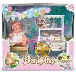 Carrito de Meriendas de las Muñecas Barriguitas - Famosa