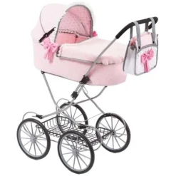 Sale Claudio Reig Carro de Muñecas Capota Clásico Vintage color Rosa Plegable