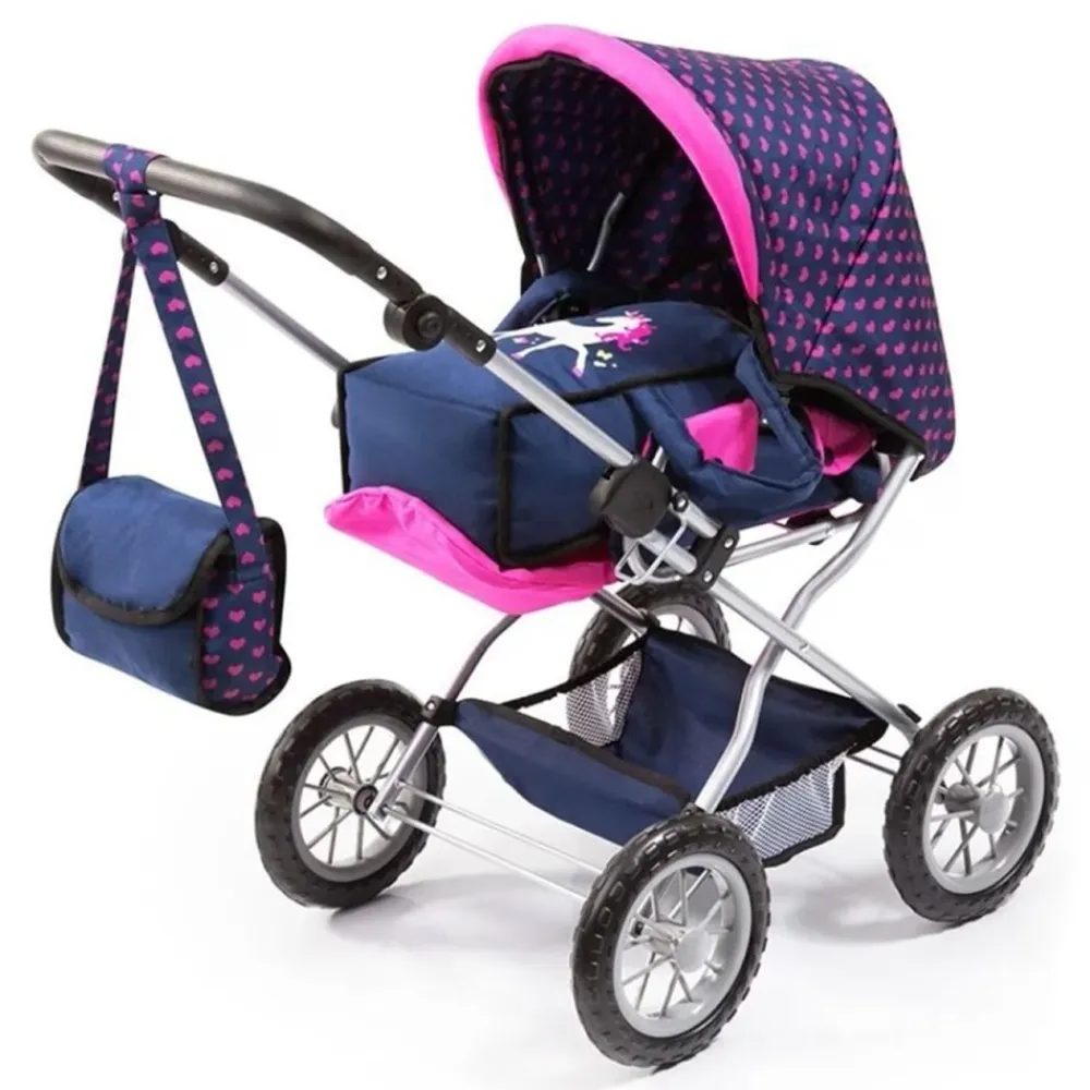 Sale Claudio Reig Carro de Muñecas Combi color Rosa, azul marino/negro - Reig