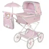 Sale Decuevas Toys Carro de Muñecas Sophie Rosa Plegable con Sombrilla - DeCuevas
