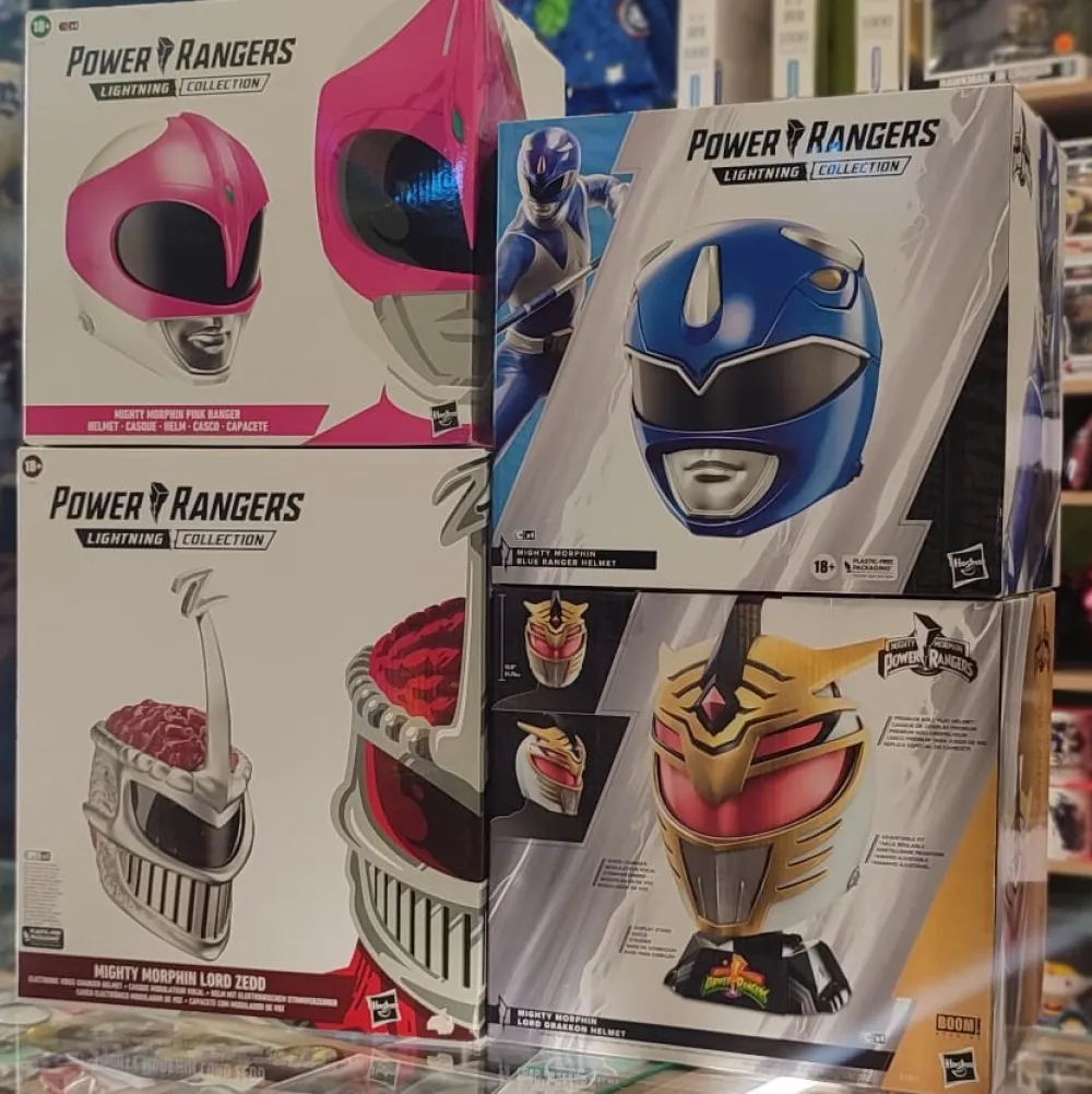 New Hasbro Casco Lord Zedd Villano Power Ranger Tamaño 1/1 ideal cosplay con expositor para exhibición