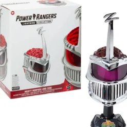 New Hasbro Casco Lord Zedd Villano Power Ranger Tamaño 1/1 ideal cosplay con expositor para exhibición