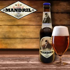 Cerveza Artesana Amber Ale Mandril - 12 x 33cl