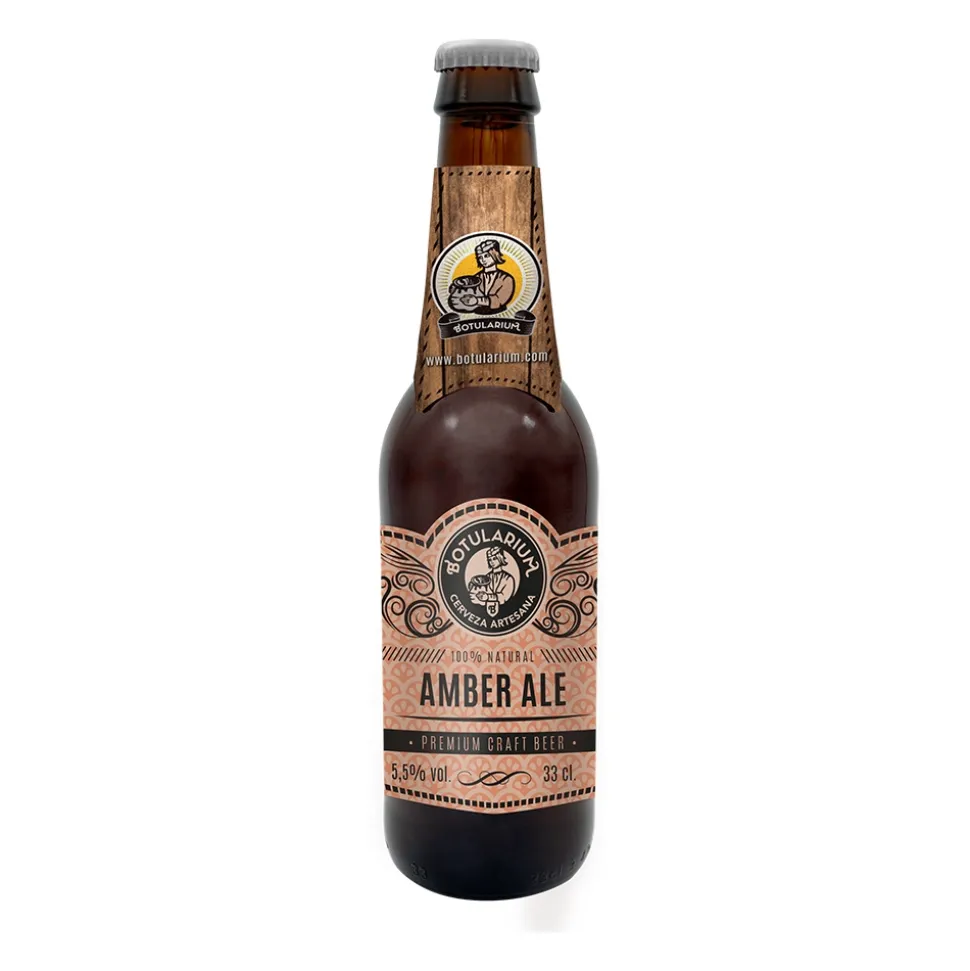 Cerveza Artesana Amber Ale - 12x33cl