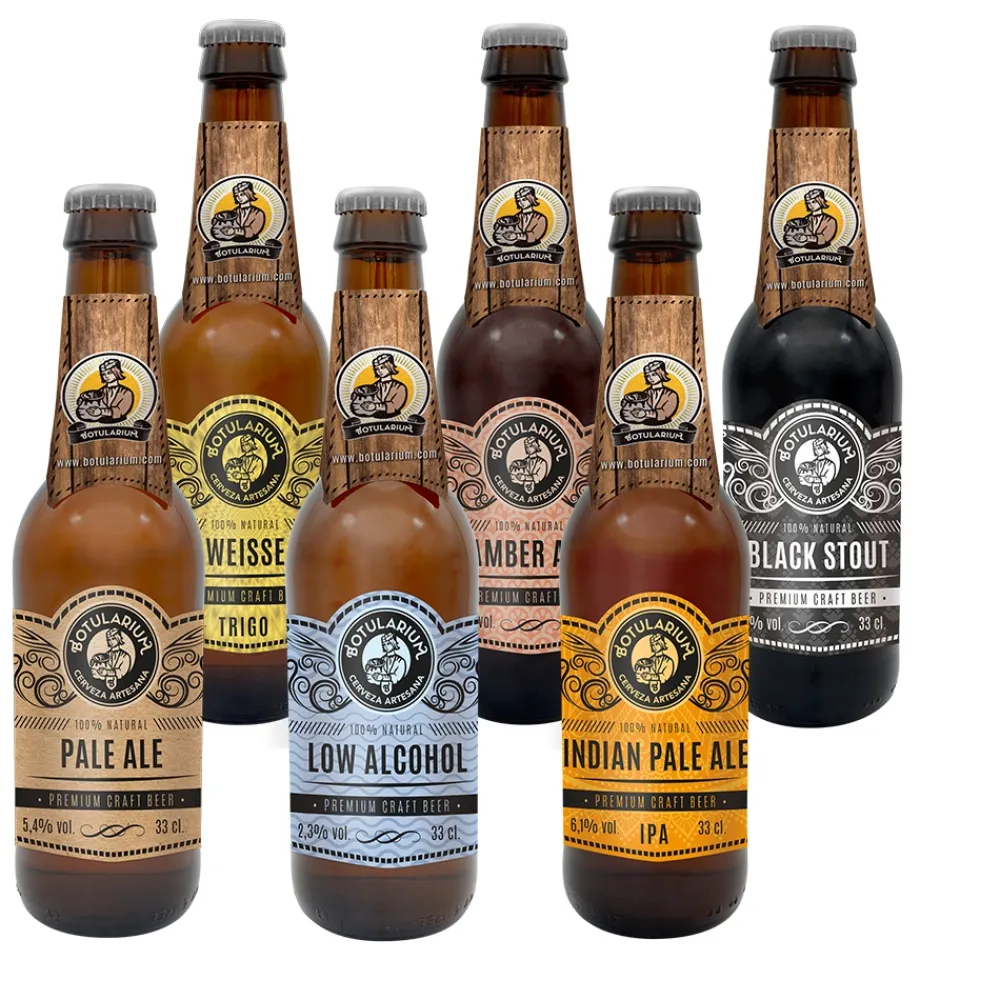 Clearance Botularium Cerveza Artesana 2 unidades de 6 cervezas distintas - 12 x 33cl