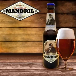 Hot Mandril Cerveza Artesana Amber Ale L 12 botellas de 33cl