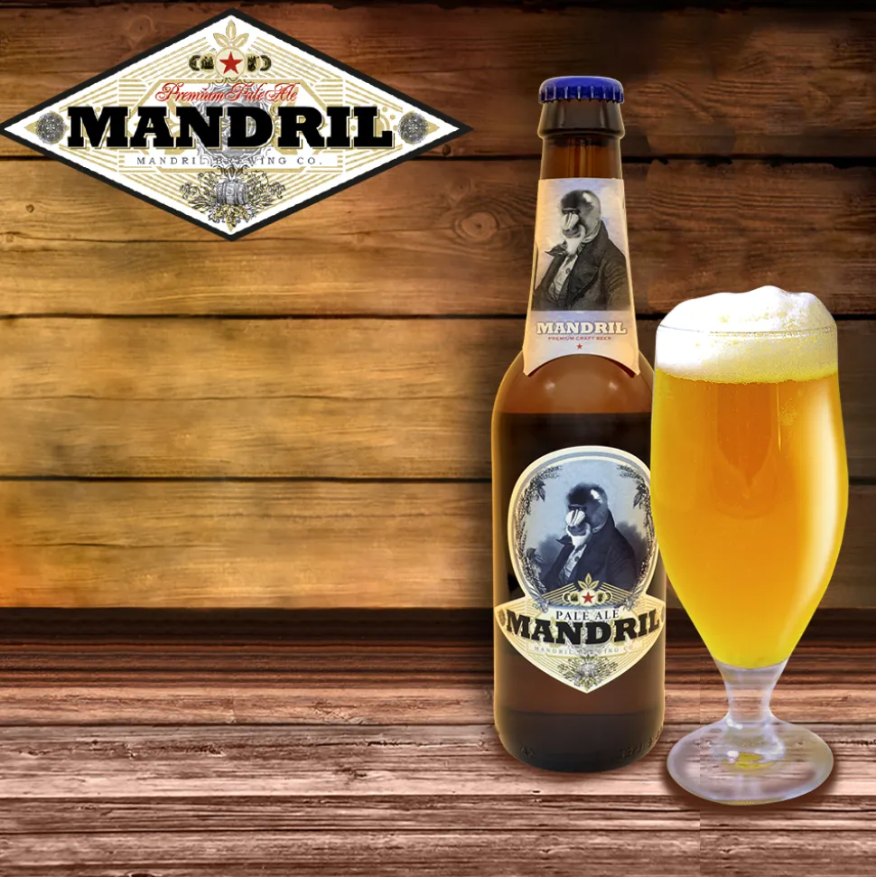 Cerveza Artesana Mandril Variada: 2 unidades de 6 cervezas distintas L 12 botellas de 33cl