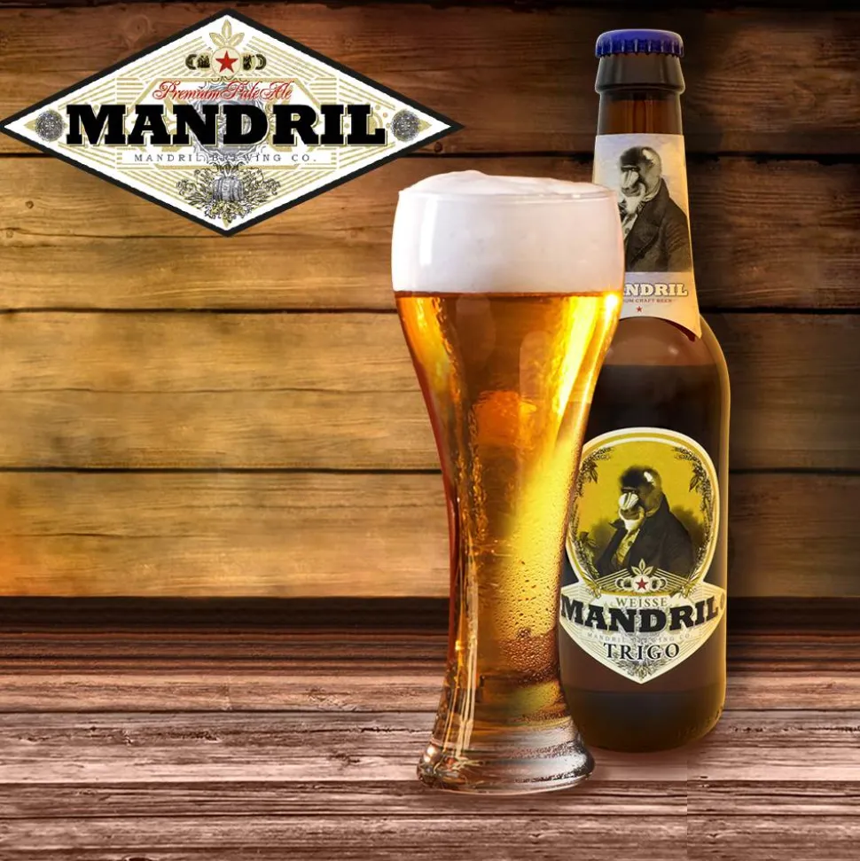 Cerveza Artesana Mandril Variada: 2 unidades de 6 cervezas distintas L 12 botellas de 33cl