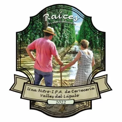 Hot Cervecería Valles del Lúpulo Cervezas Artesanas 2 Primeta + 2 Pa'llegra + 2 Raíces + 1 caja Galletas de bagazo