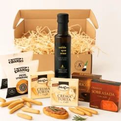 New Woodbases Cesta Navidad Gourmet Mini Aceite
