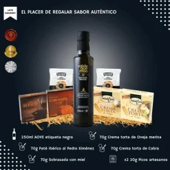 New Woodbases Cesta Navidad Gourmet Mini Aceite