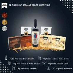 Online Woodbases Cesta Navidad Gourmet Mini Vino