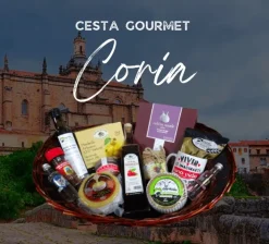 Hot Corazón Extremeño Cesta Regalo Gourmet Coria