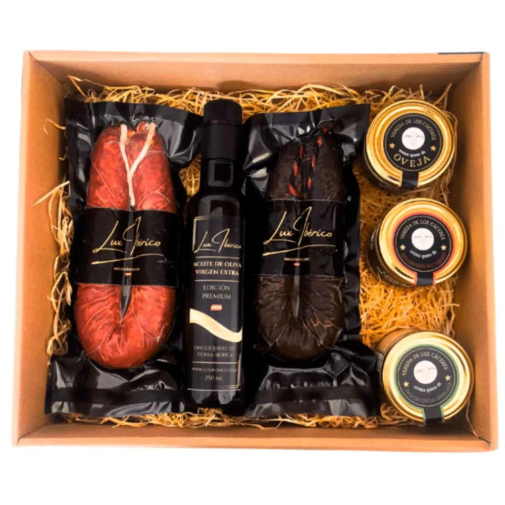 Clearance Lux Ibérico Cesta Regalo Gourmet "Emérita"